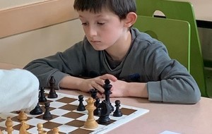 Romain, de l'école des Pierres bleues, champion des écoles.