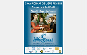 Segré organisera le tournoi rapide féminin le 04 avril 2021
