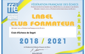 Segré décroche le label formateur