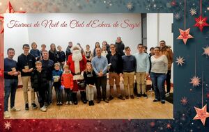 Tournoi de Noël du Club d’Échecs de Segré : un moment convivial en présence du Père Noël