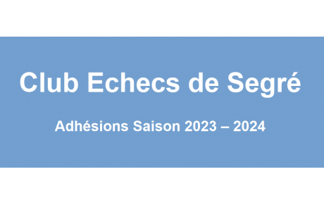 Adhésions 2023 2024