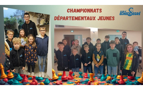 Championnats départementaux jeunes : une belle délégation segréenne à Angers