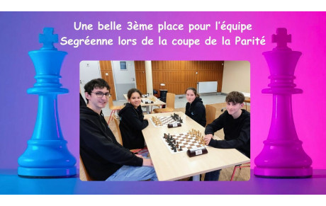 Une belle 3ème place pour l'équipe Segréenne lors de la coupe de la Parité